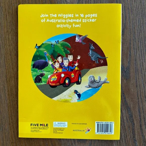 NEW The Wiggles Australia Sticker Activity Book Paperback - Picture 2 of 11